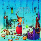 Puzzle - Grafika - Čarodějnice