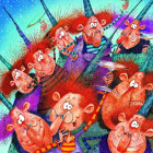 Puzzle - Grafika - Čarodějnice