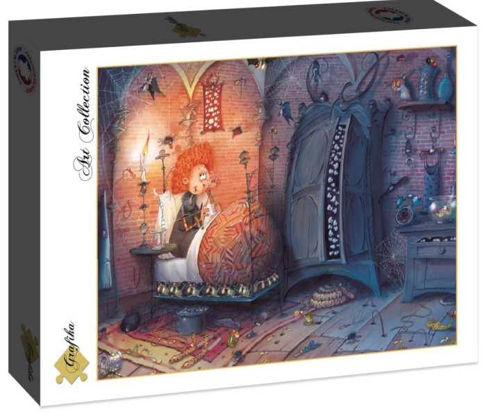 Puzzle - Grafika - Čarodějnická ložnice