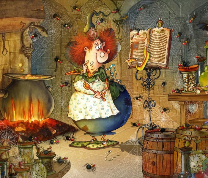 Puzzle - Grafika - Čarodějnický recept