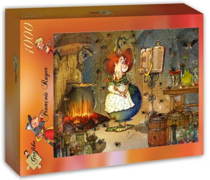 Puzzle - Grafika - Čarodějnický recept
