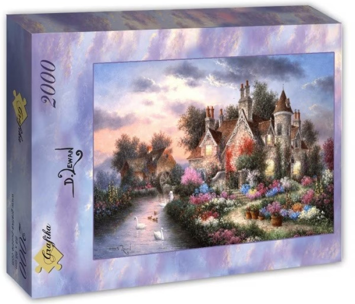 Puzzle - Grafika - Dom pri Mill Creek