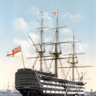 Puzzle - Grafika - HMS Victory v Portsmouthu