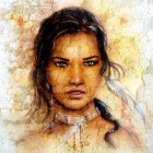 Puzzle - Grafika - Indiánská žena