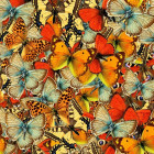 Puzzle - Grafika - Hejno motýlů