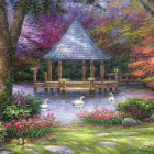 Puzzle - Grafika - Labutí jezero