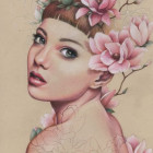 Puzzle - Grafika - Magnólie