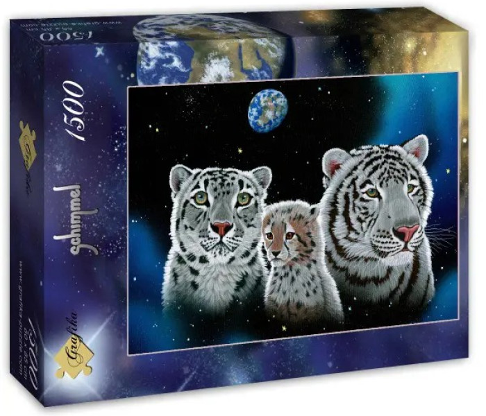 Puzzle - Grafika - Něžná rodinka