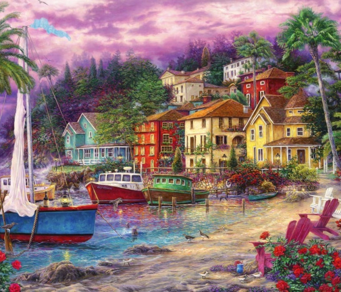 Puzzle - Grafika - U zlatých břehů