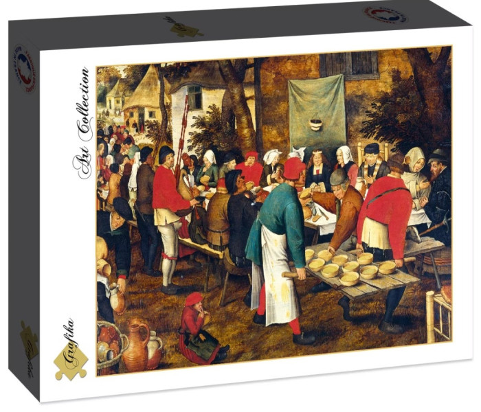 Puzzle - Grafika - Selská svatba