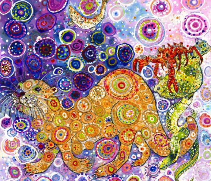 Puzzle - Grafika - Vydří úlovek