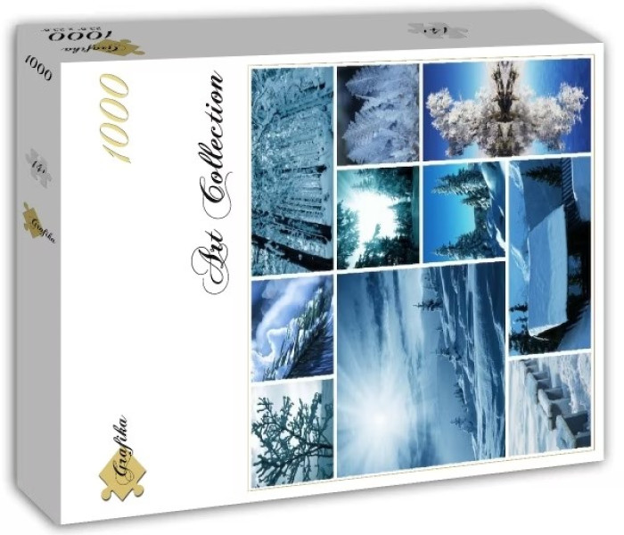 Puzzle - Grafika - Zimní koláž