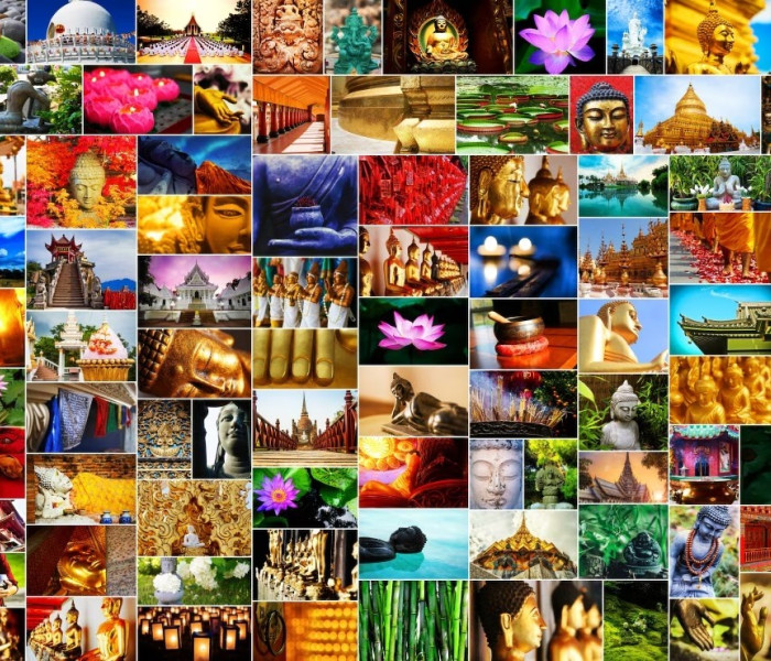 Puzzle - Grafika - Koláž - Zen