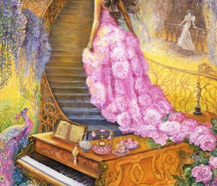 Puzzle - Grafika - Melodie v růžové