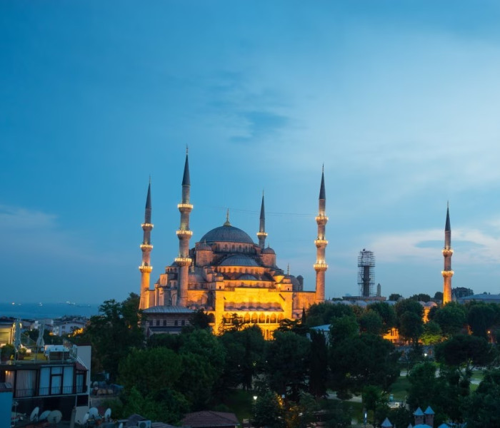 Puzzle - Grafika - Modrá mešita, Turecko