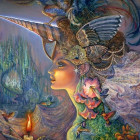 Puzzle - Grafika - Paní jednorožců