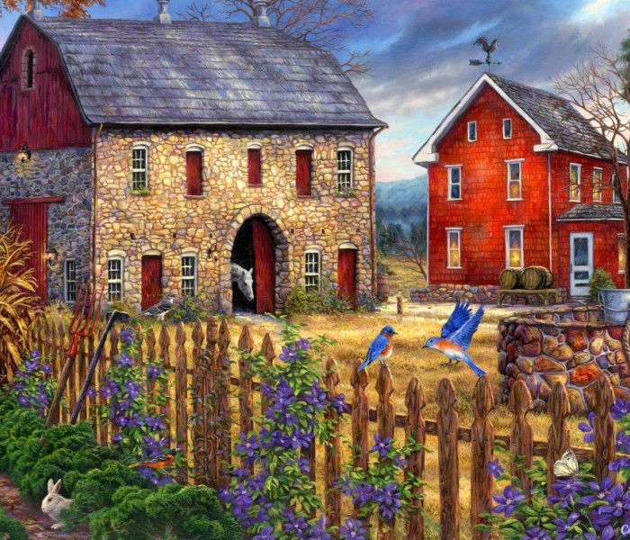 Puzzle - Grafika - Ptačí zpěv