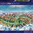 Puzzle - Heye - Alpské panoráma