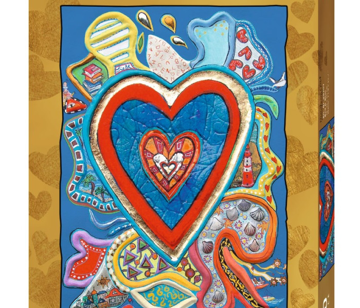 Puzzle - Heye - Červená a modrá