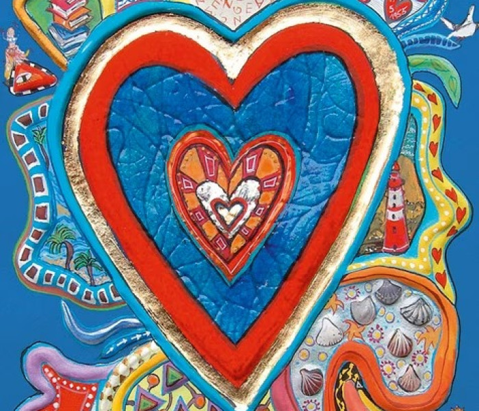 Puzzle - Heye - Červená a modrá