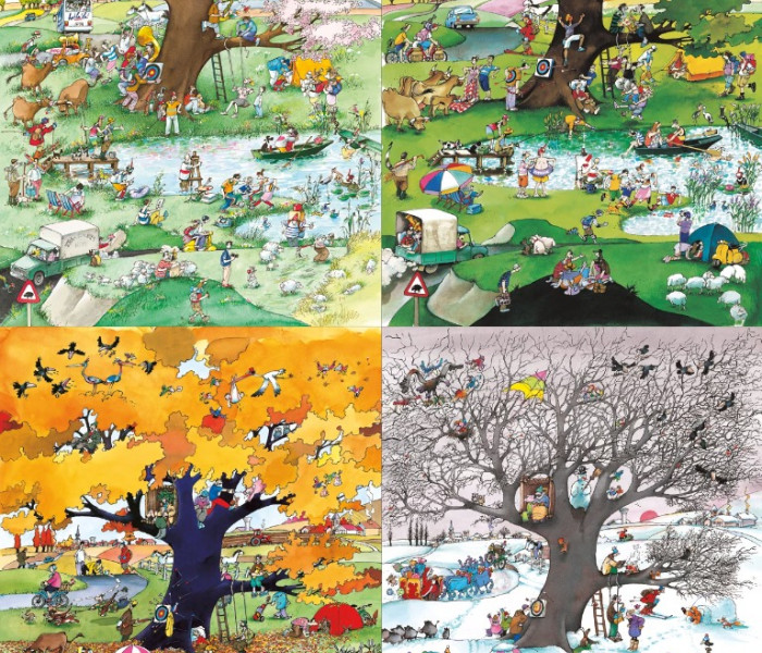 Puzzle - Heye - Čtyři roční období