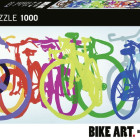 Puzzle - Heye - Bike Art: Barevná řada - Panoramatické puzzle