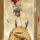 Puzzle - Heye - Červený balón - Panoramatické puzzle