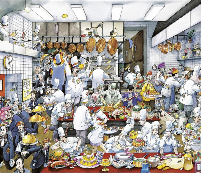 Puzzle - Heye - Kreativní kuchaři