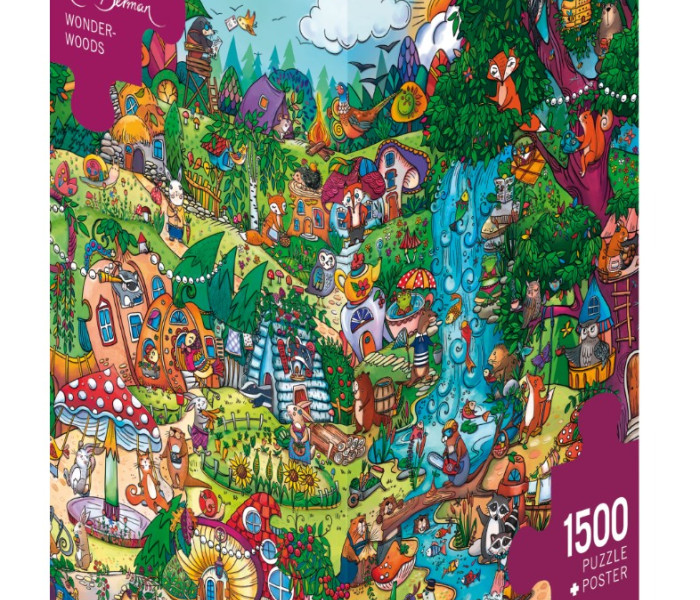 Puzzle - Heye - Kouzelný les - Triangular puzzle