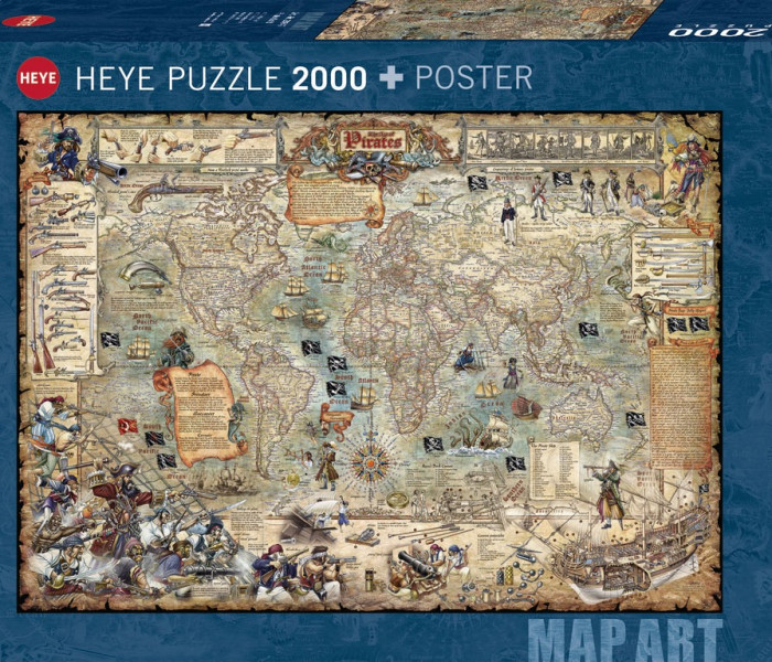 Puzzle - Heye - Pirátská mapa