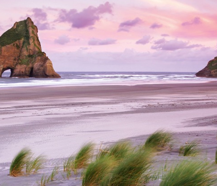 Puzzle - Heye - Pláž Wharariki - Panoramatické puzzle