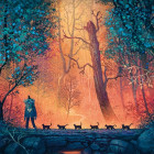 Puzzle - Heye - Pochod lesem