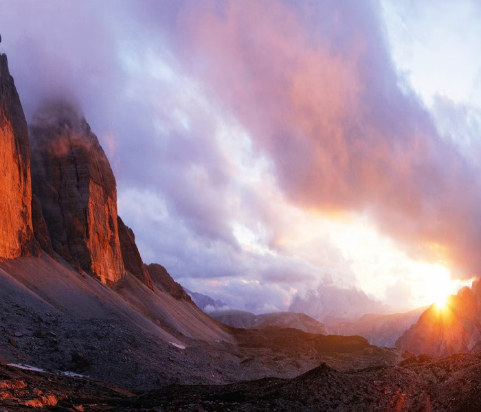 Puzzle - Heye - Tři štíty - Panoramatické puzzle