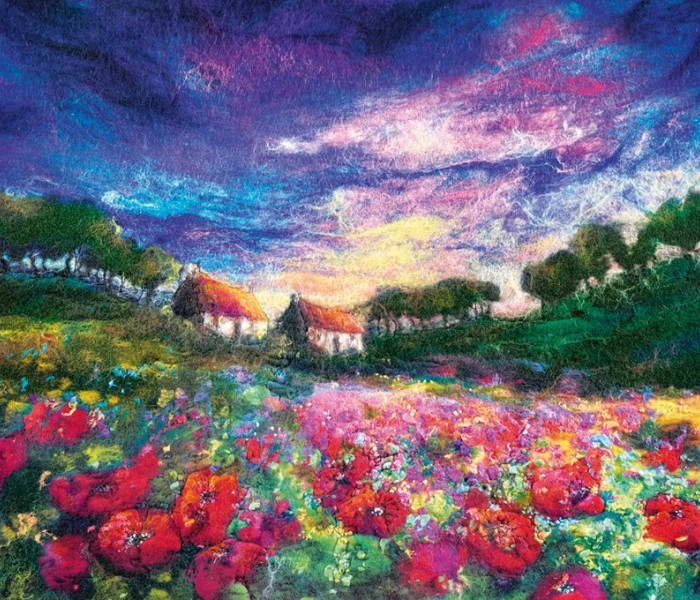 Puzzle - Heye - Vlčí máky při západu slunce