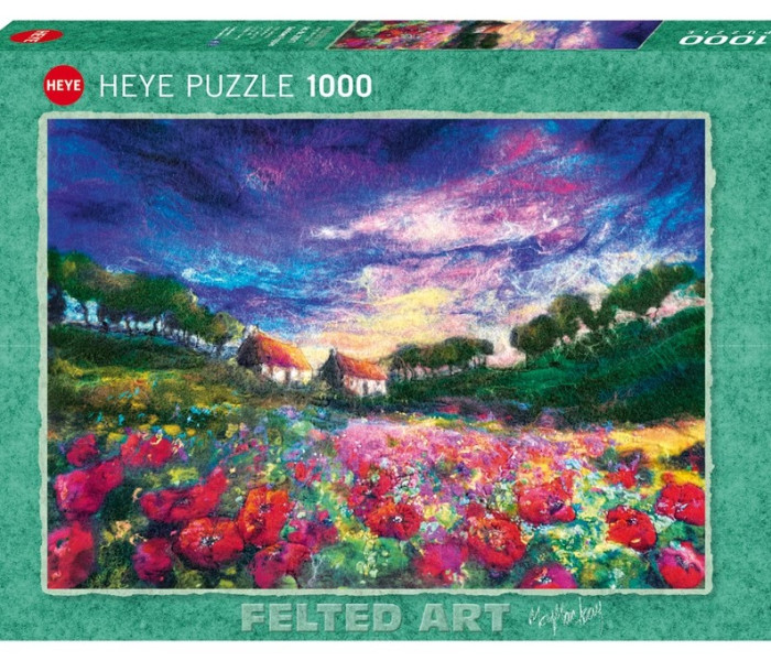 Puzzle - Heye - Vlčí máky při západu slunce
