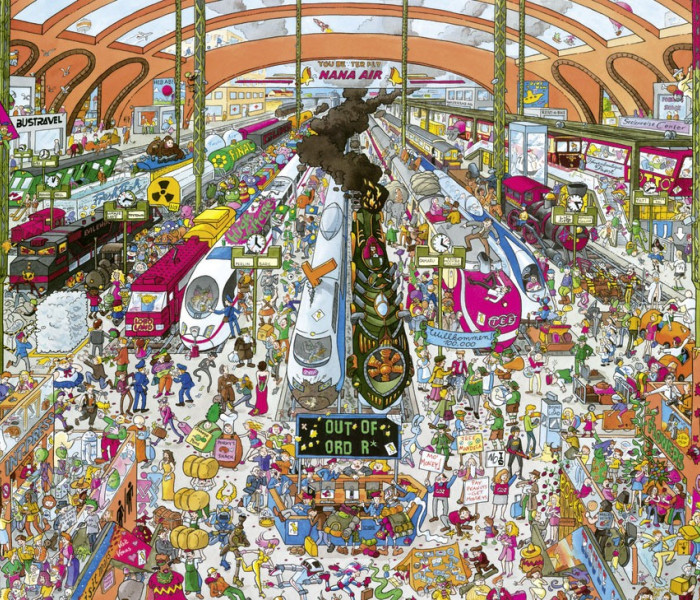 Puzzle - Heye - Nádraží - Triangular puzzle