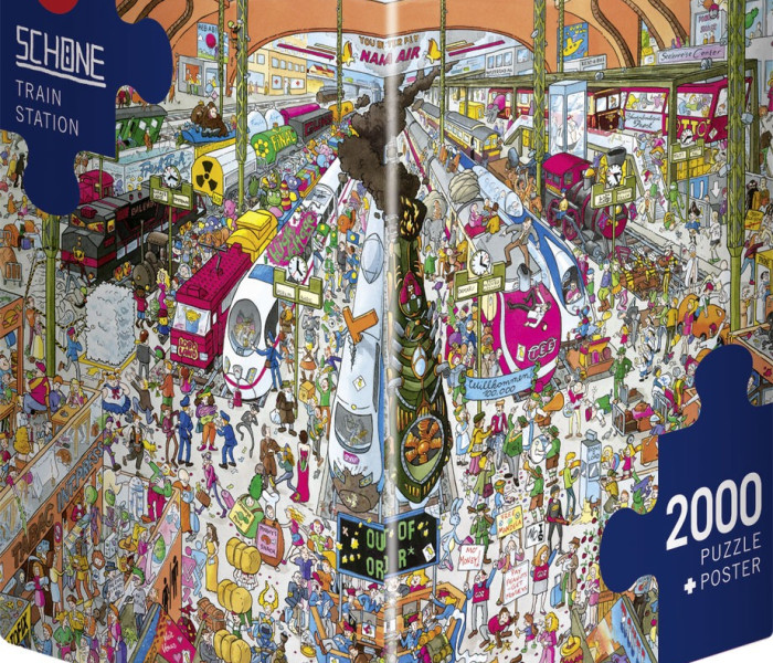 Puzzle - Heye - Nádraží - Triangular puzzle