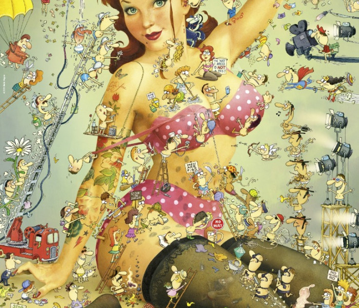 Puzzle - Heye - Život dívek na Instagramu - Triangular puzzle