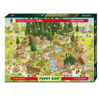Puzzle - Heye - ZOO - Černý les
