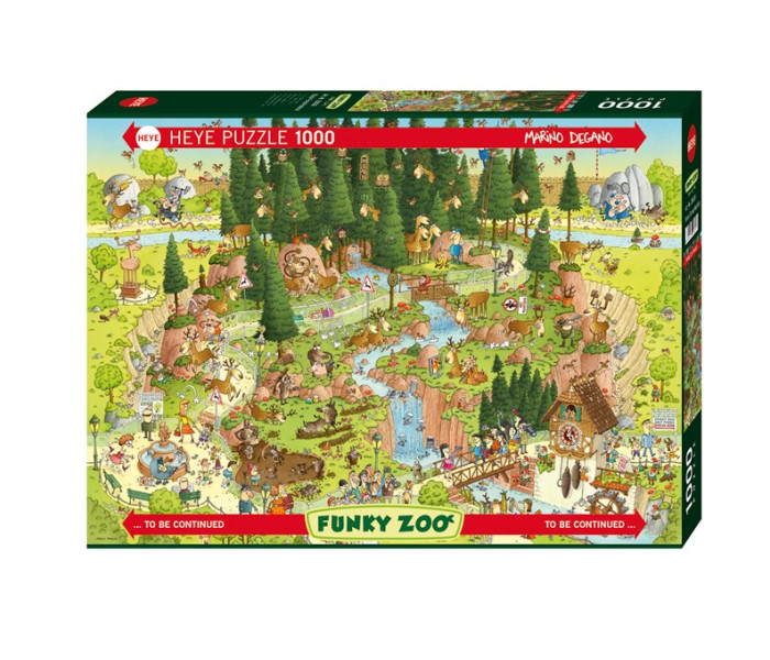 Puzzle - Heye - ZOO - Černý les