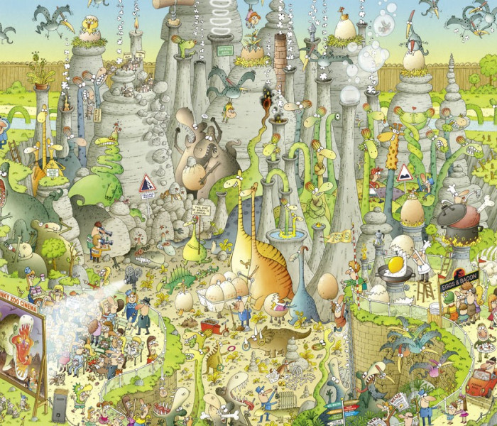 Puzzle - Heye - ZOO - Jurská expozice