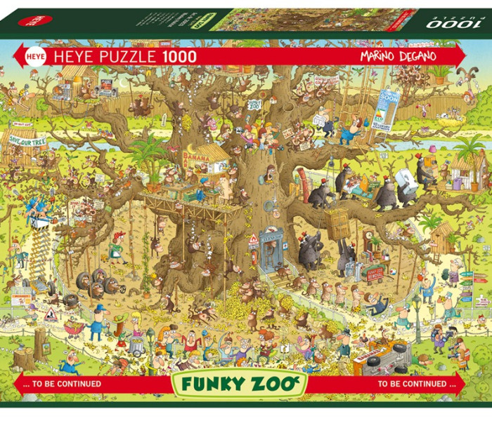 Puzzle - Heye - ZOO - Opice
