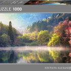 Puzzle - Heye - Jezero Serjangdži - Panoramatické puzzle