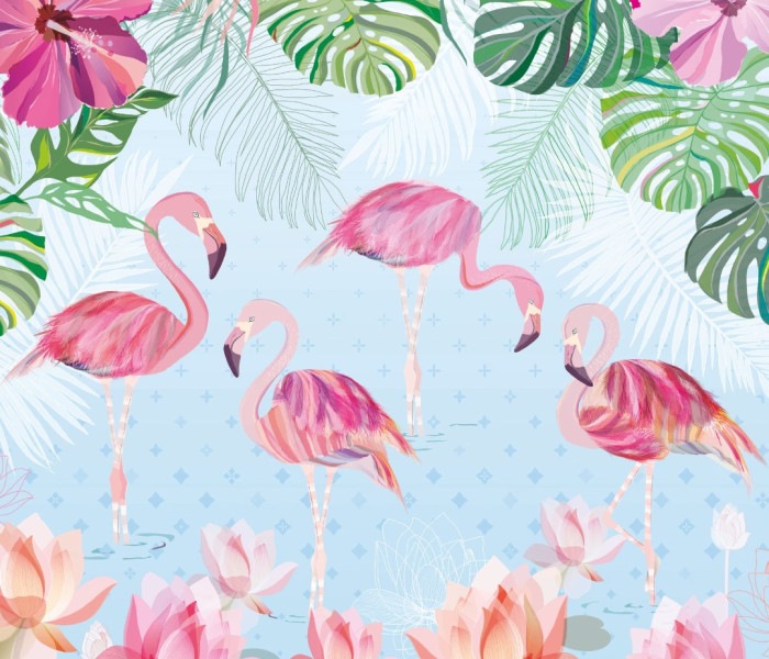 Puzzle - Heye - Plameňáci a lekníny