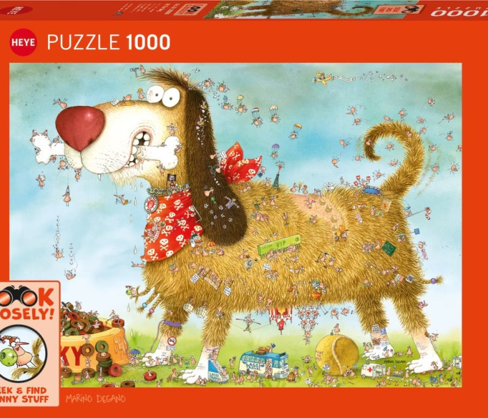 Puzzle - Heye - Podívejte se zblízka… na psa