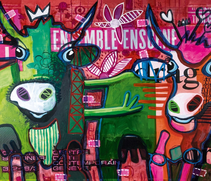 Puzzle - Heye - Pruhované krávy