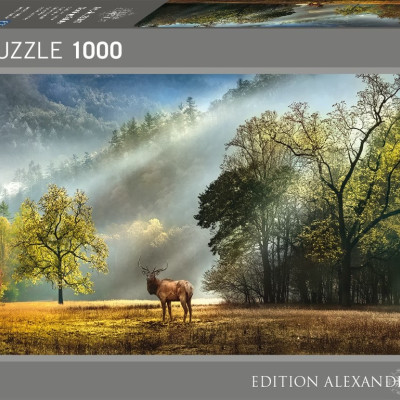 Ranní pozdrav - Panoramatické puzzle