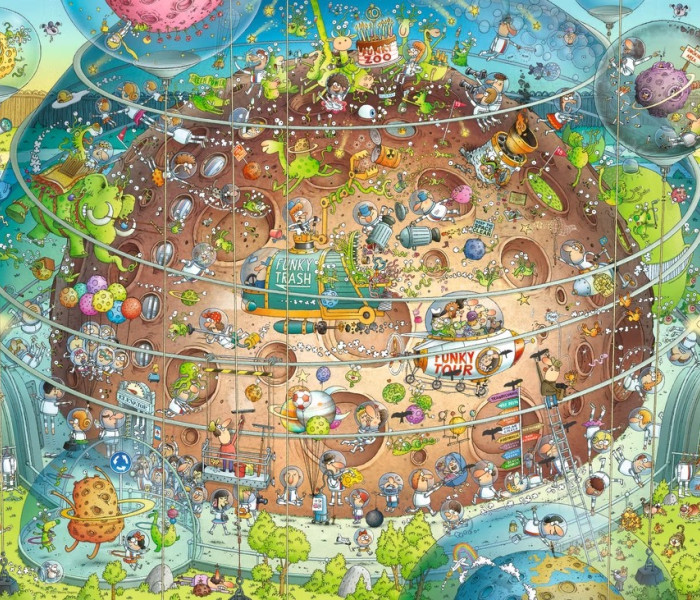 Puzzle - Heye - ZOO - Vesmírná expozice