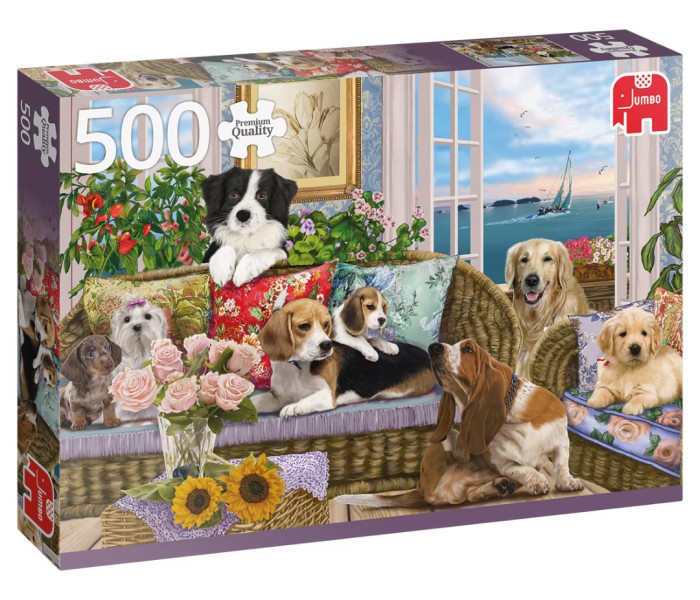 Puzzle - Jumbo - Chlupatí kamarádi