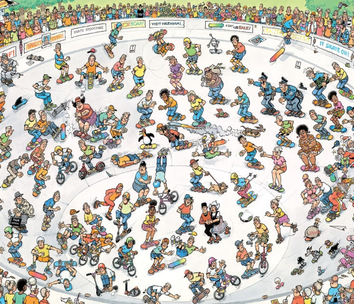 Puzzle - Jumbo - Jízda na skateboardu